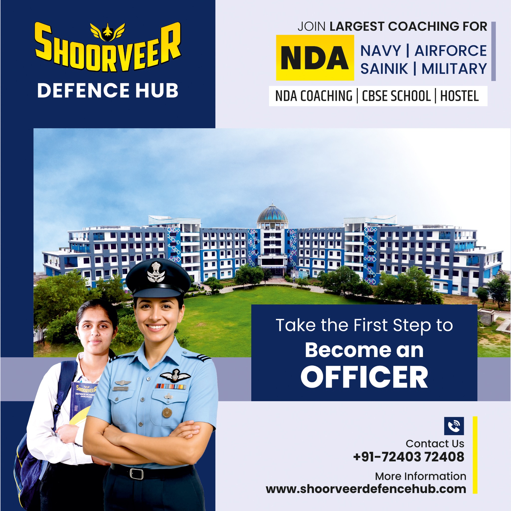 Shoorveer Defence Hub Facebook ad: Start your defence journey with Shoorveer Defence Hub…