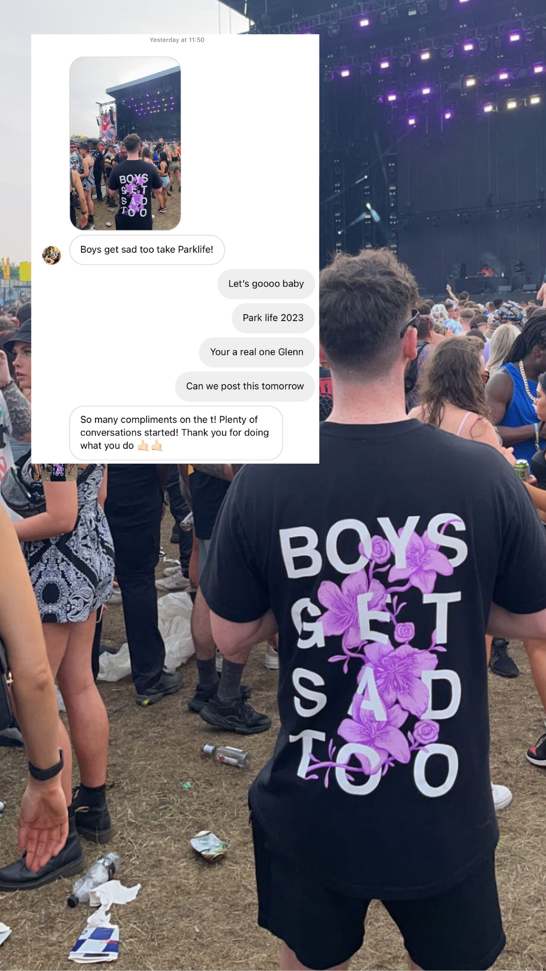 Boys Get Sad Too Facebook ad