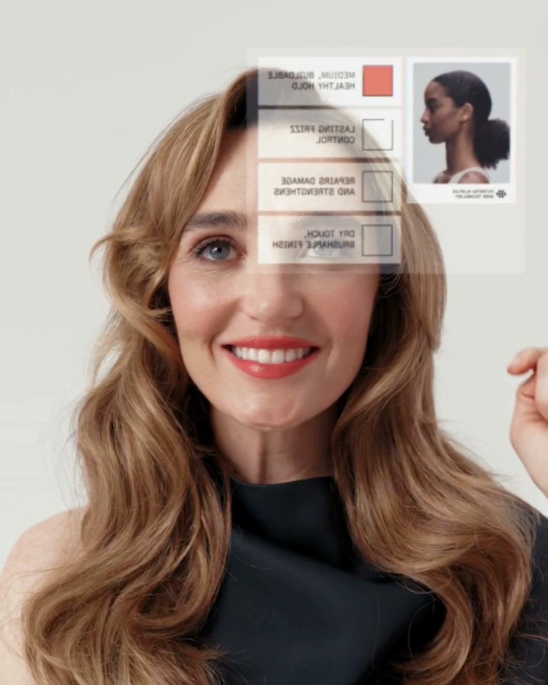Olaplex Facebook ad: New Drop: Shape Set Hairspray