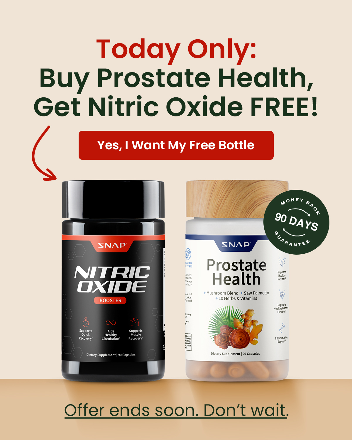 Snap Supplements Facebook ad