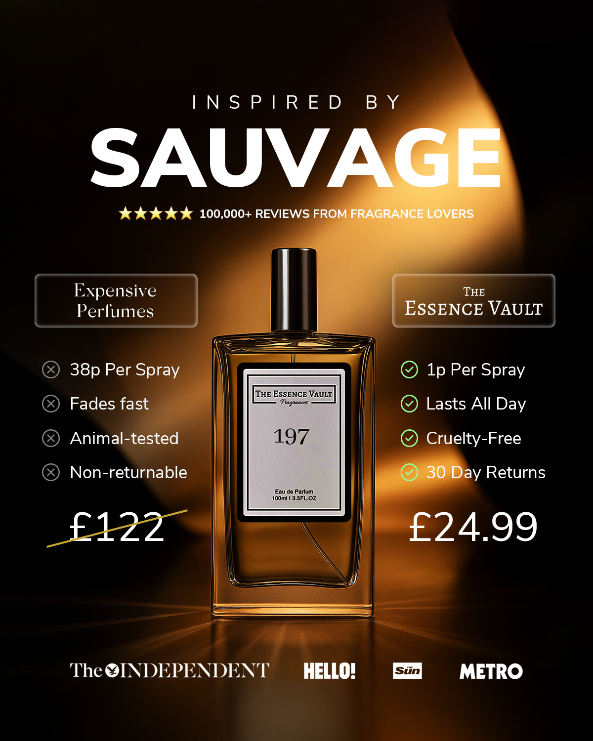 The Essence Vault Facebook ad