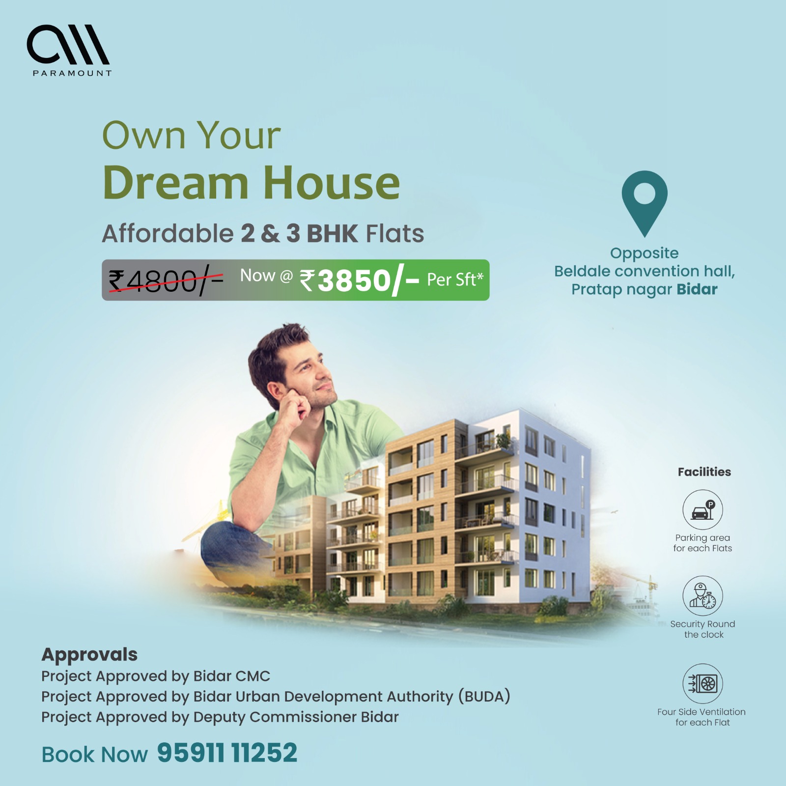 Sthirata Developers Facebook ad from Nov 8, 2024