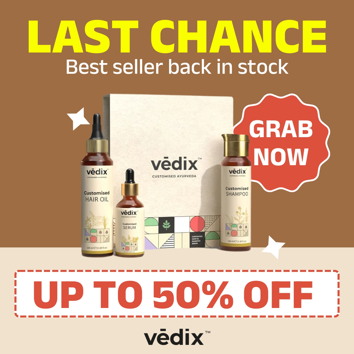 Vedix Facebook ad