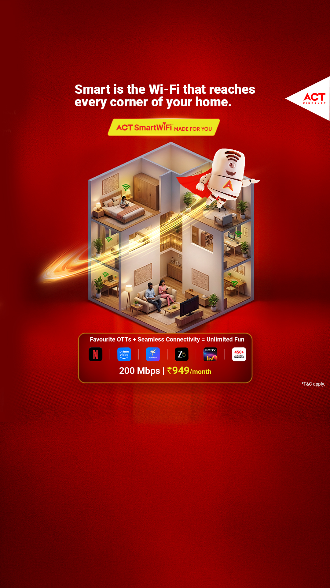 ACT Fibernet Facebook ad from Jun 10, 2026
