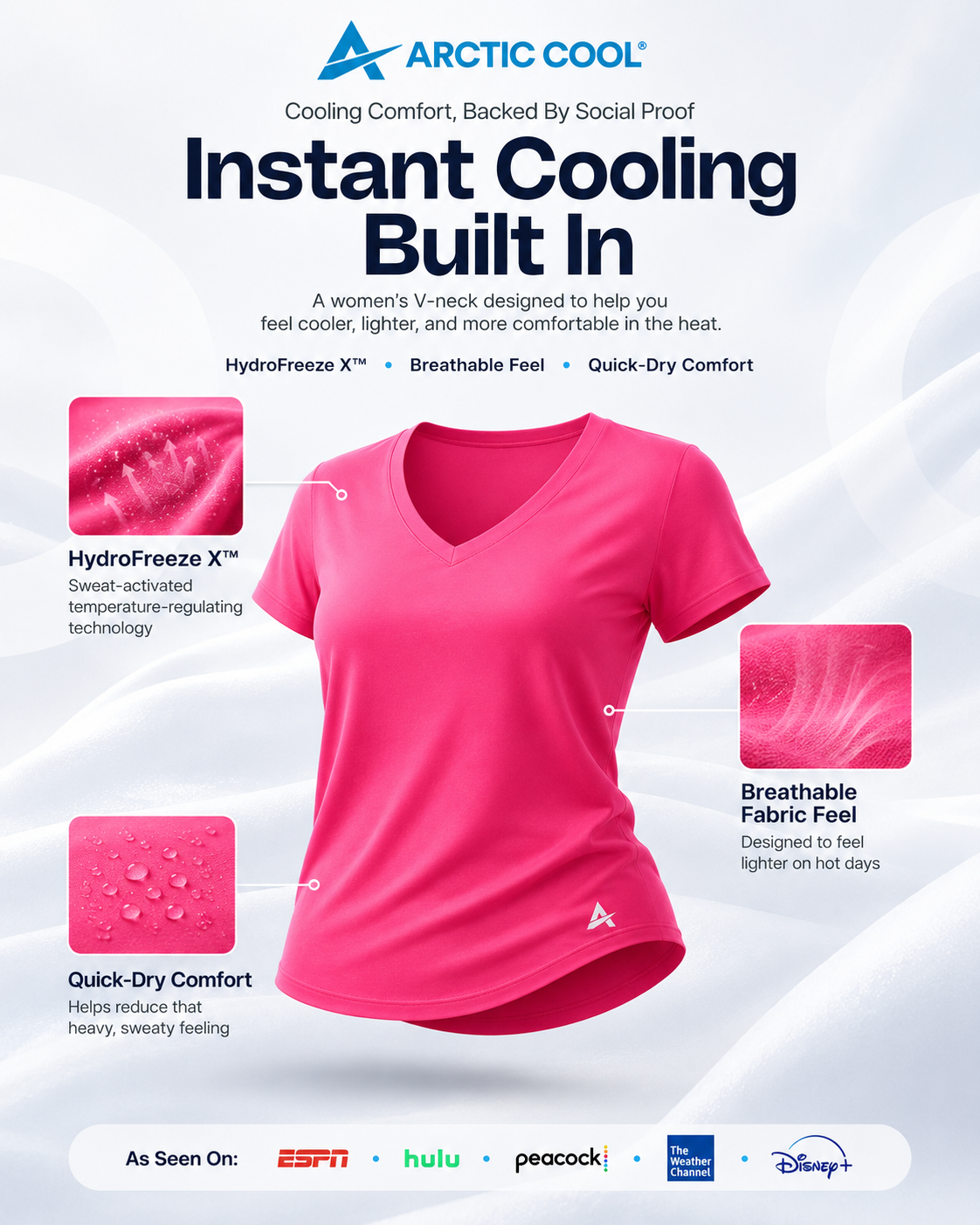 Arctic Cool Facebook ad