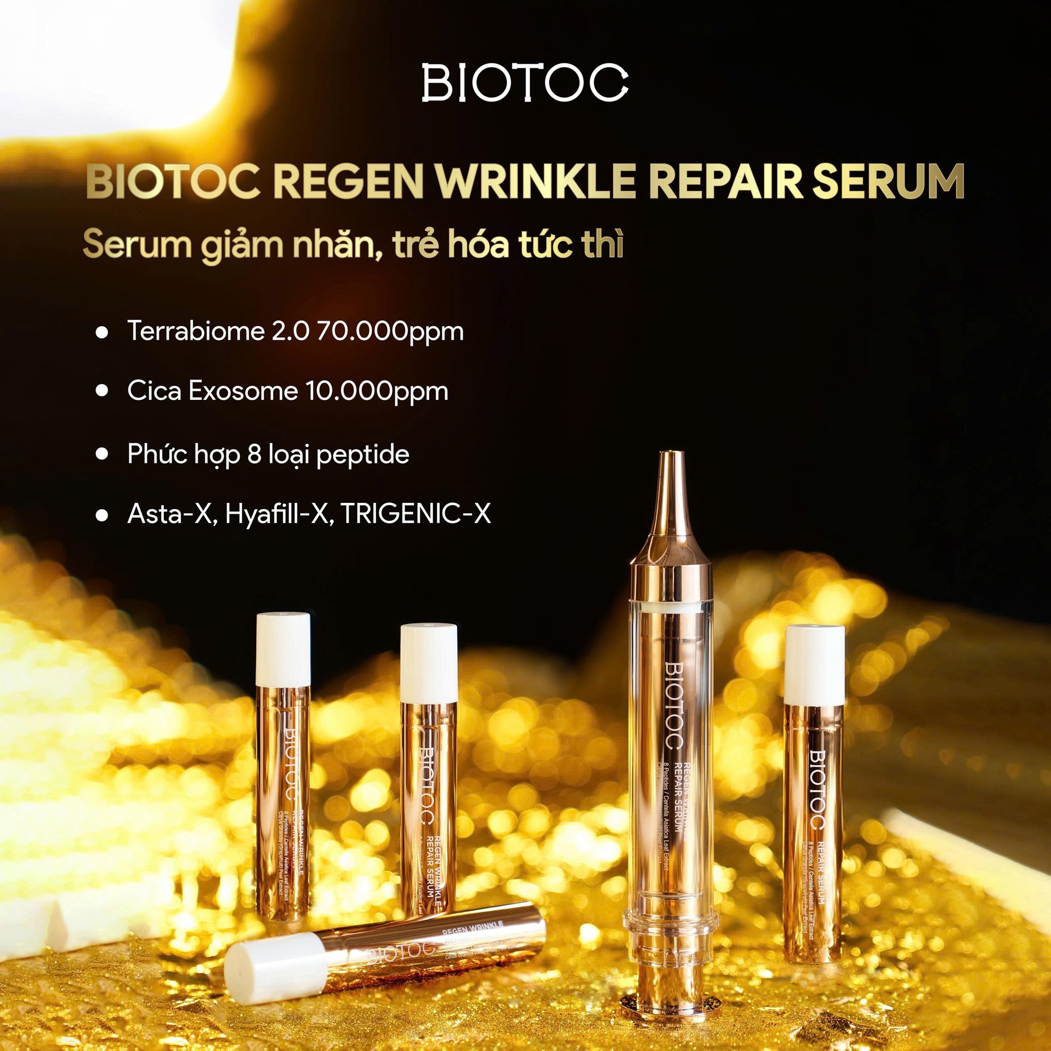Biotoc Việt Nam Facebook ad: BIOTOC REGEN WRINKLE REPAIR SERUM: BIỂU TƯỢNG CỦA…
