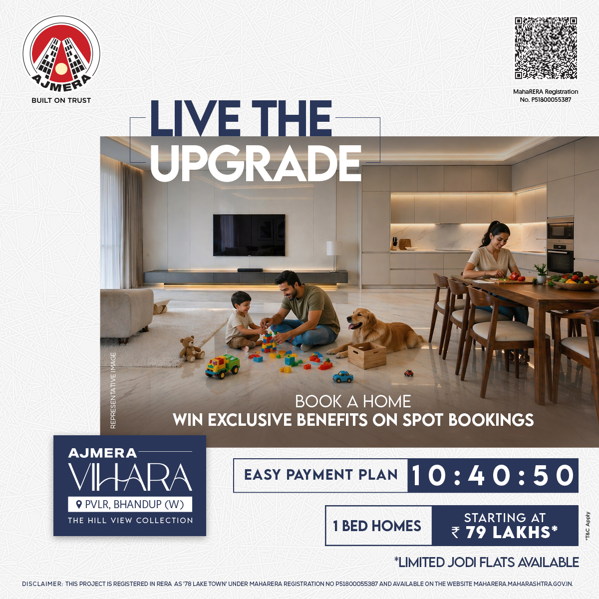Ajmera Realty & Infra India Limited Facebook ad