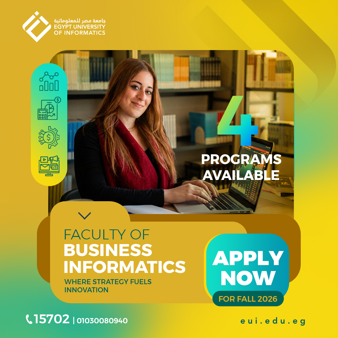 Egypt University of Informatics - EUI Facebook ad: Want to lead the future of business in…