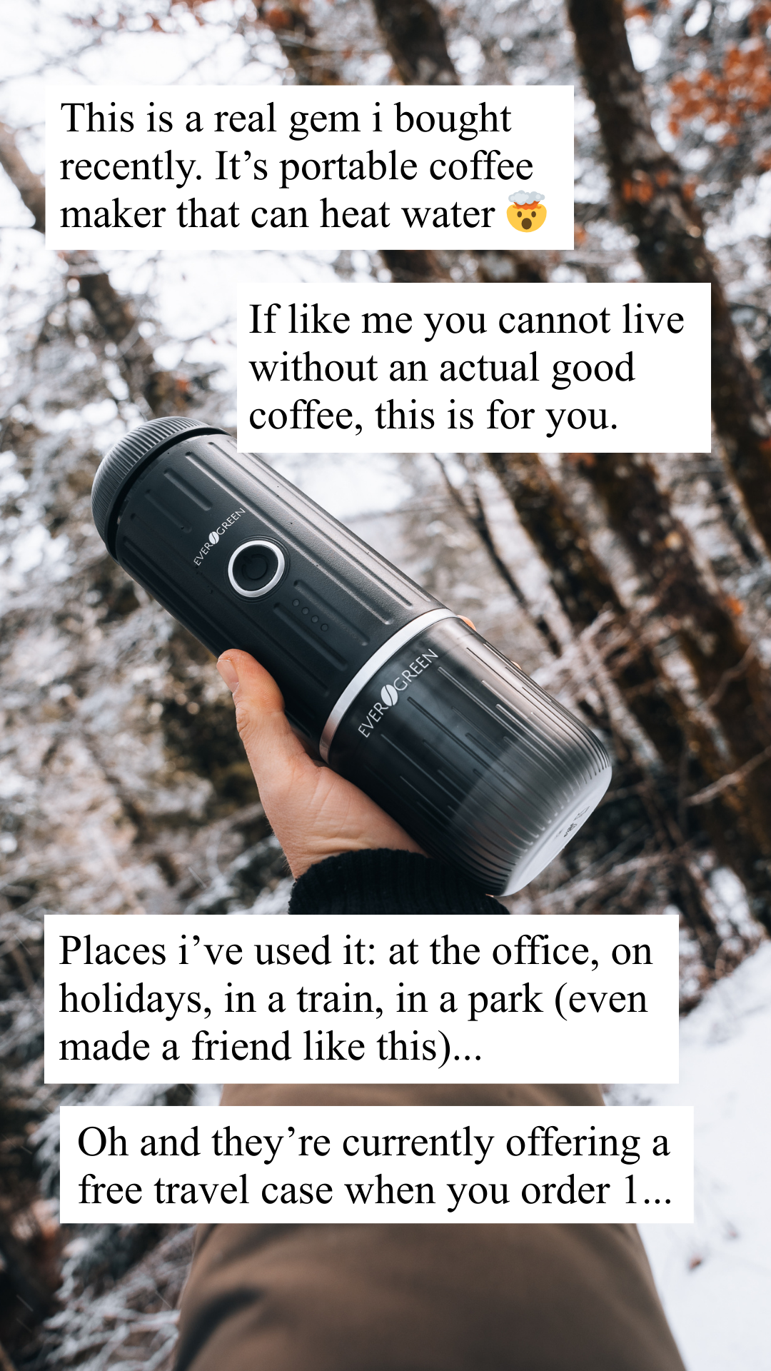 EverGreen Capsules Facebook ad