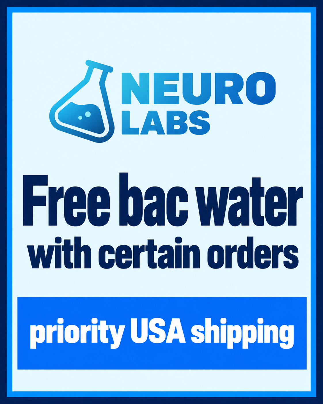 NL Facebook ad: NeuroLabs, Premium Research Peptides | ≥99% COA-Tested USA