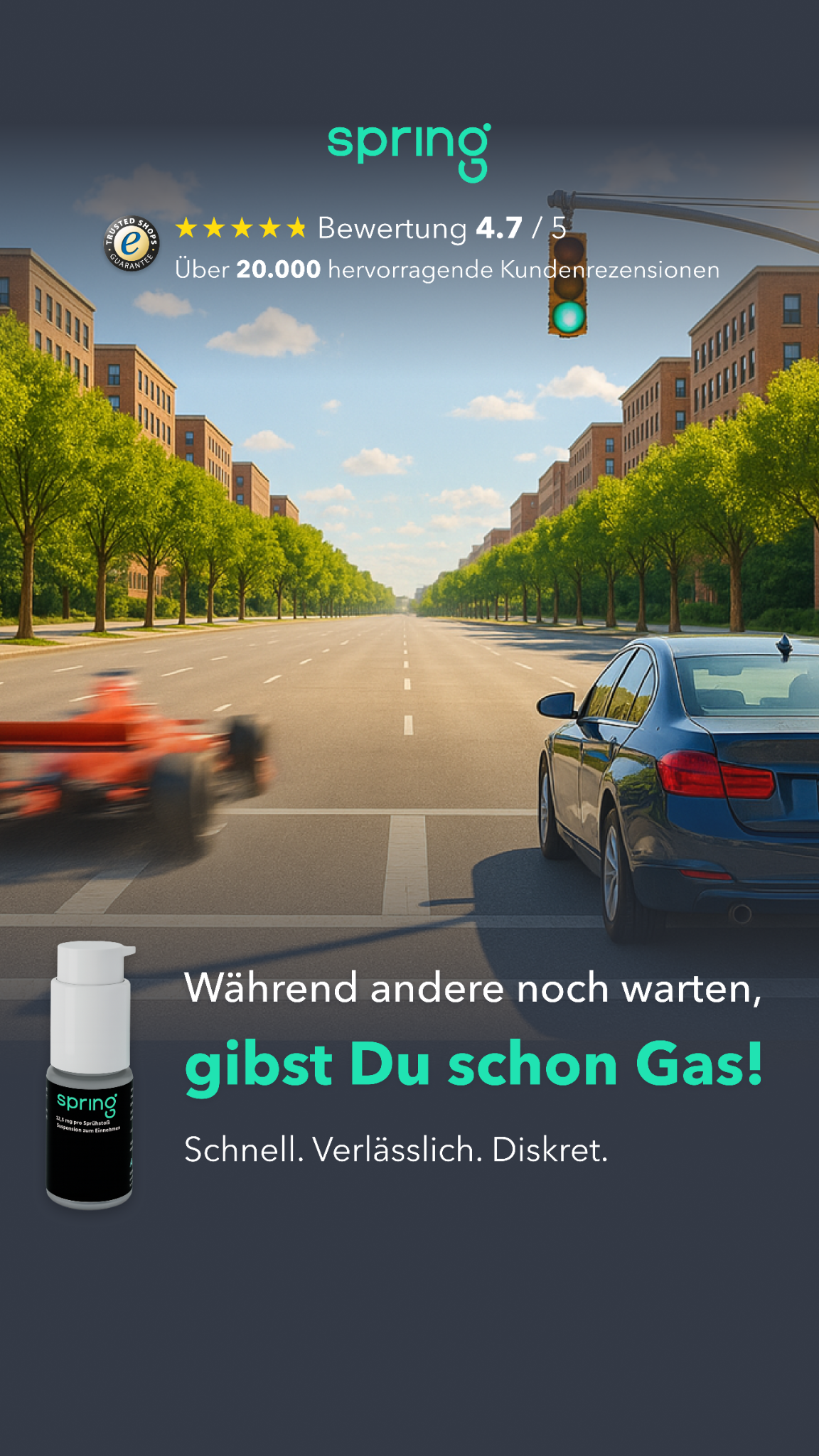 GoSpring Männergesundheit Deutschland  Facebook ad