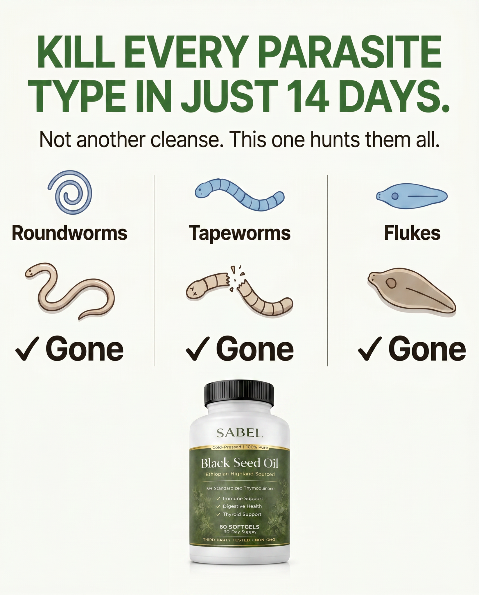 Sabel Facebook ad: The 10X Stronger Black Seed Oil Your Body Needs