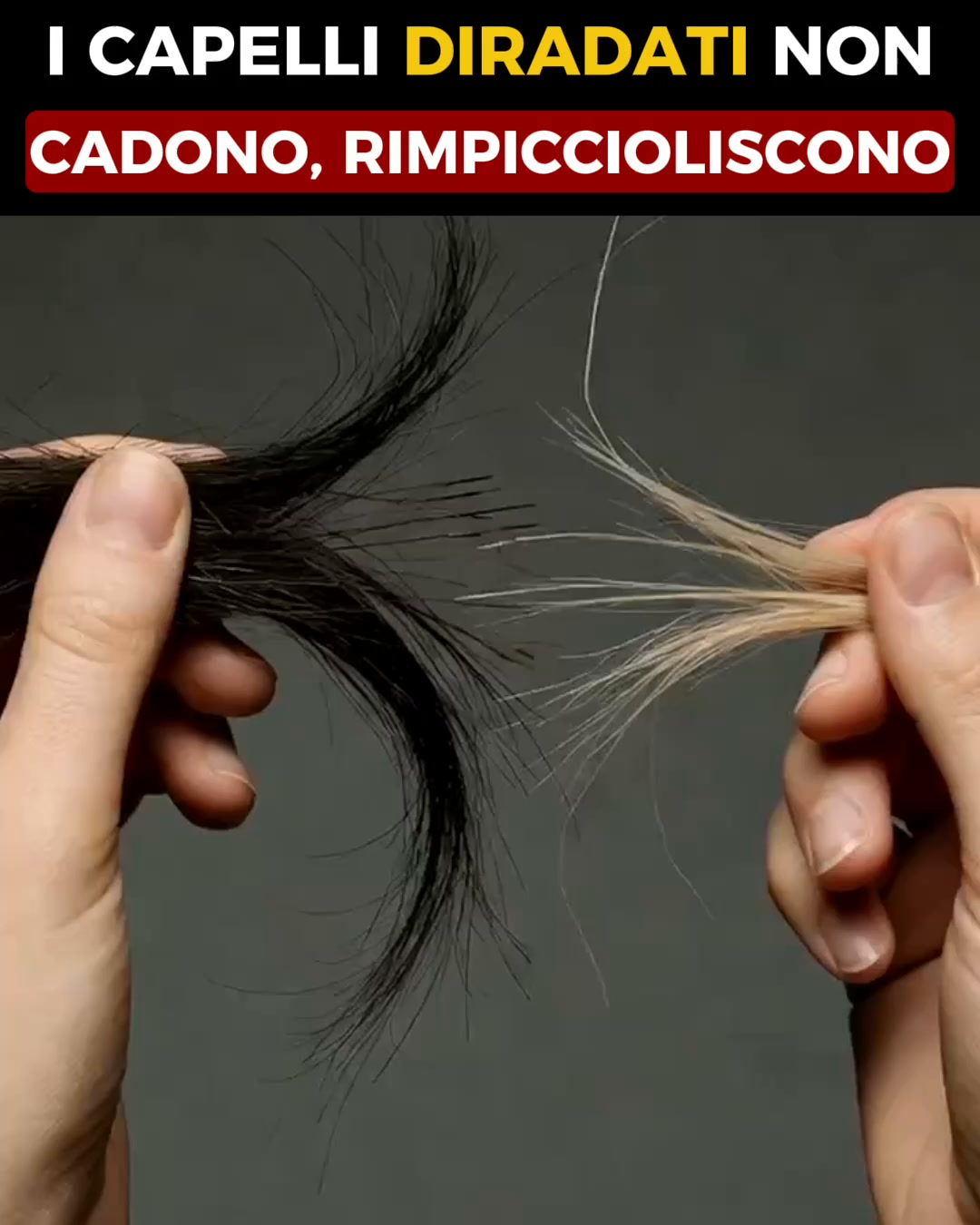 Scienza Salute & Benessere Facebook ad: Non era il DHT la causa del Diradamento.