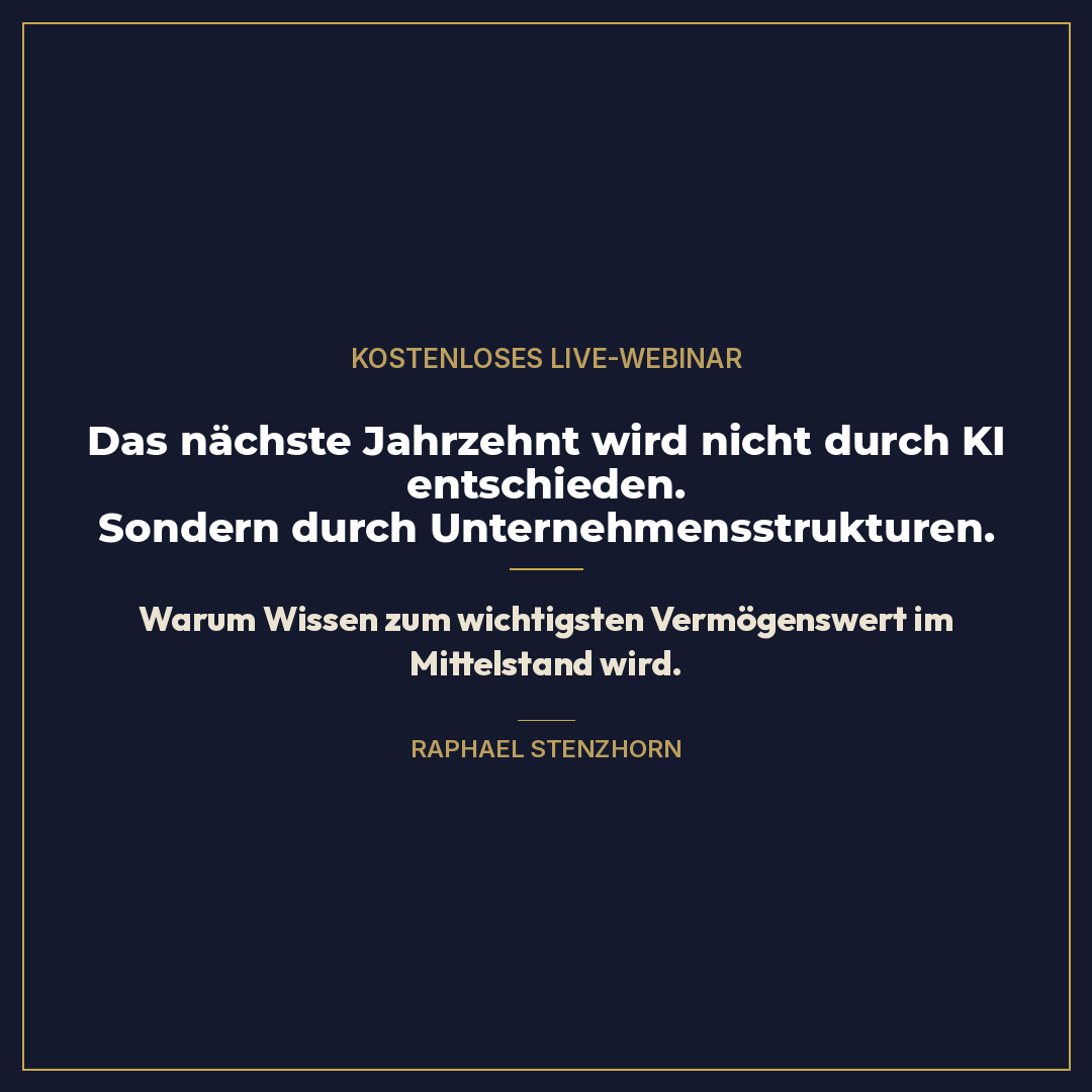 Raphael Stenzhorn - Werde vom Selbstständigen zum Unternehmer Facebook ad: 1.000+ zufriedene Kunden