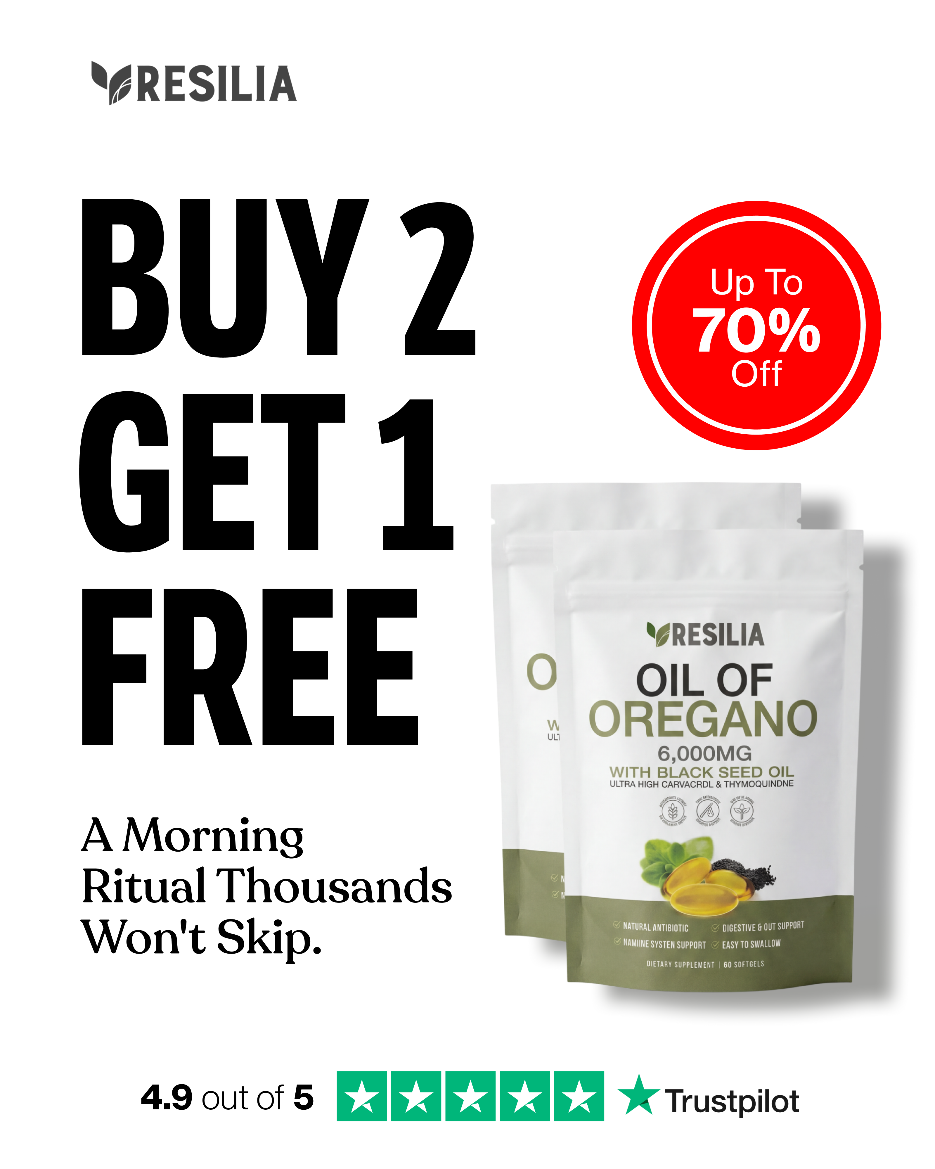 TryResilia Facebook ad