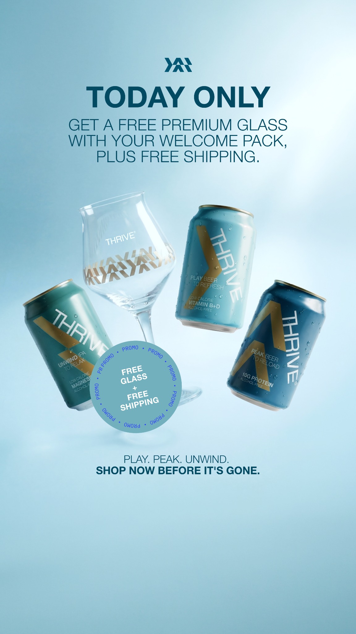 Thrive Beer Facebook ad