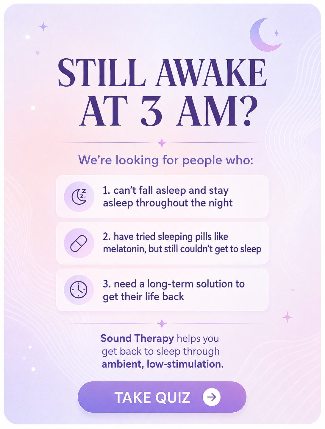 BetterSleep Facebook ad