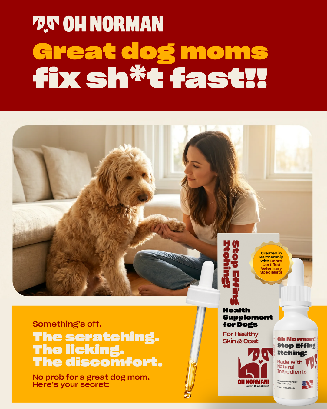 Ohnorman Facebook ad