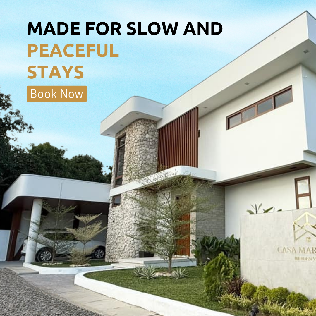 Casa Mariyana Facebook ad: Tired of the usual noisy, crowded spots?
