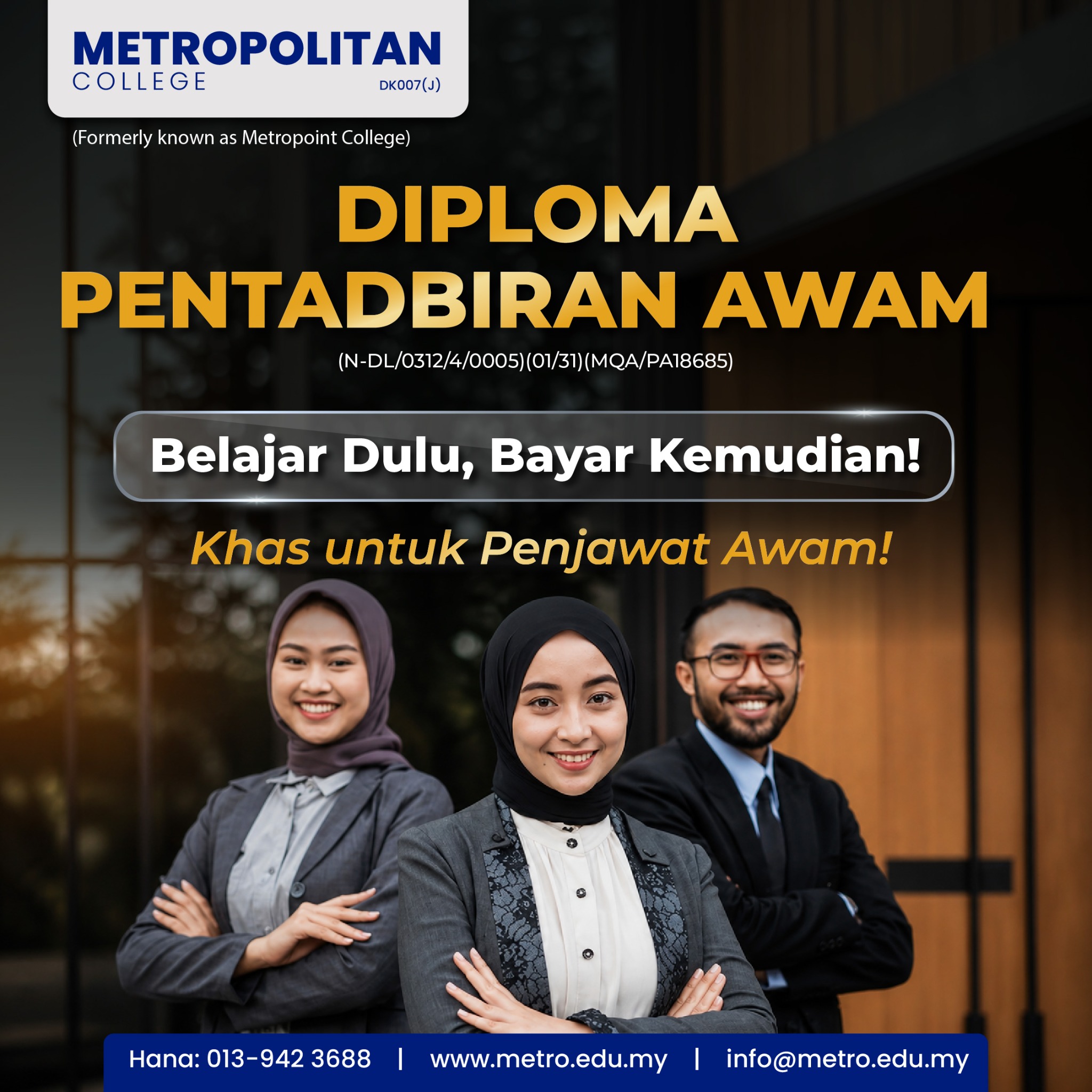 Metropolitan College  Facebook ad