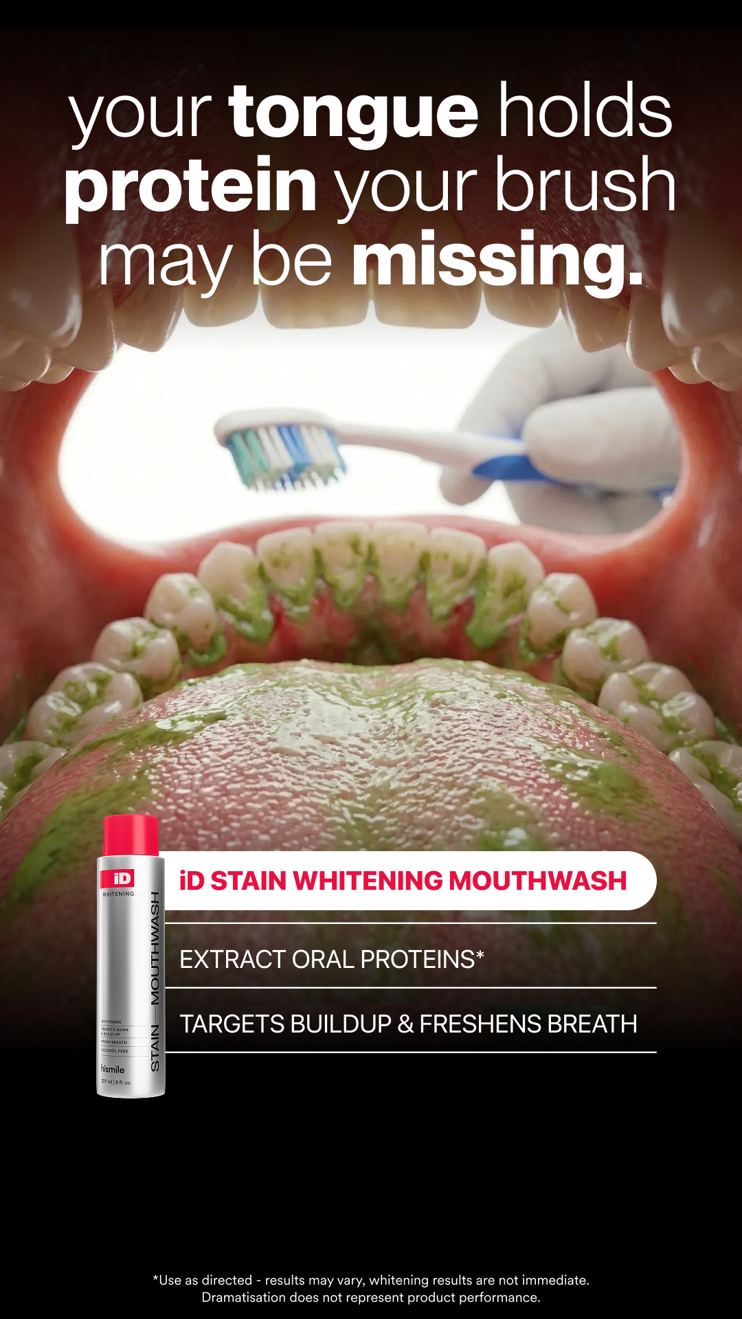 Hismile Facebook ad