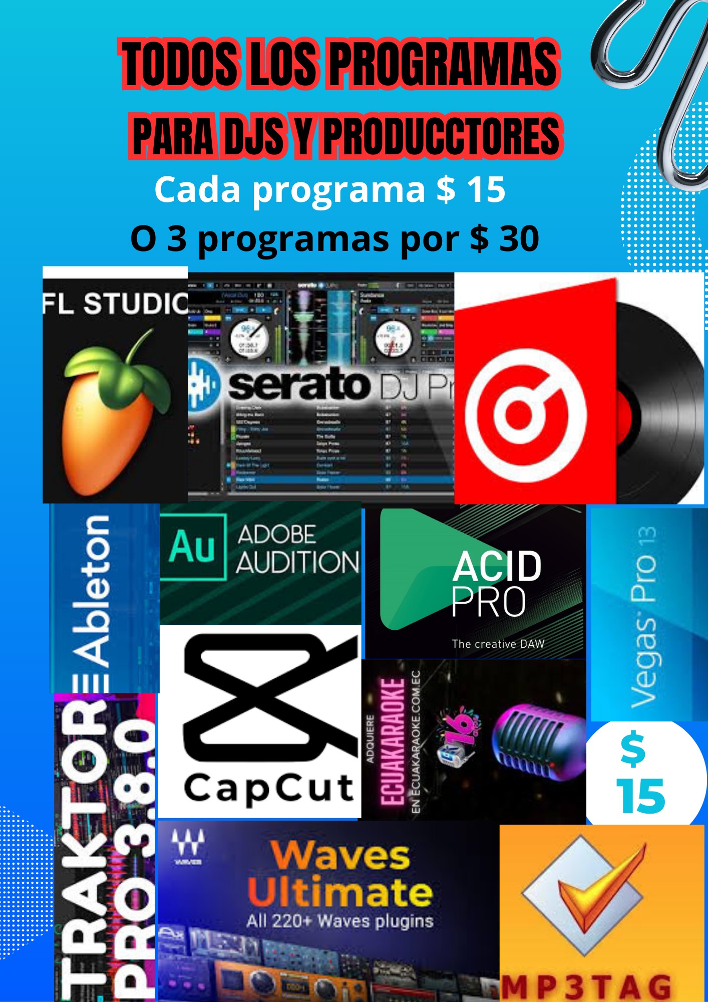 Javi Mix Produciones La marca del exito 2 Facebook ad: PROGRAMAS PARA DJS Y PRODUCTORES PARA AUDIO Y…