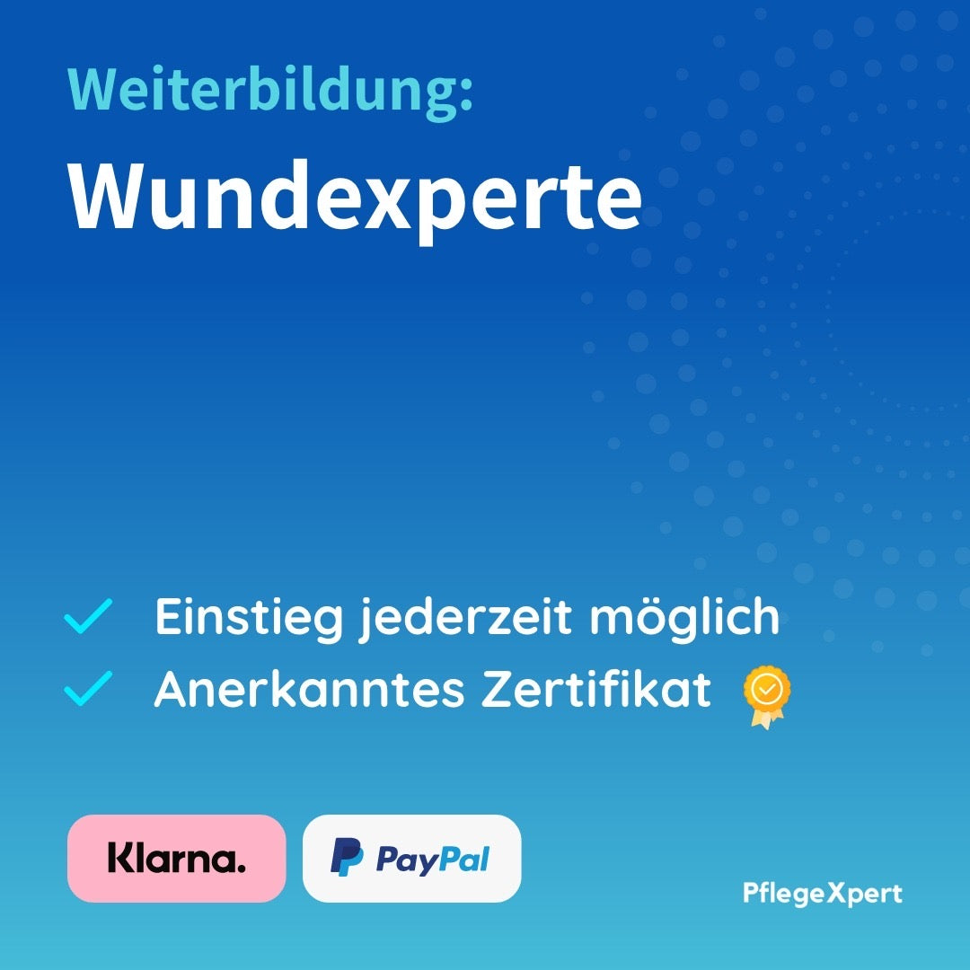 PflegeXpert Akademie Facebook ad: Staatlich anerkannt & zertifiziert durch starke Partner!