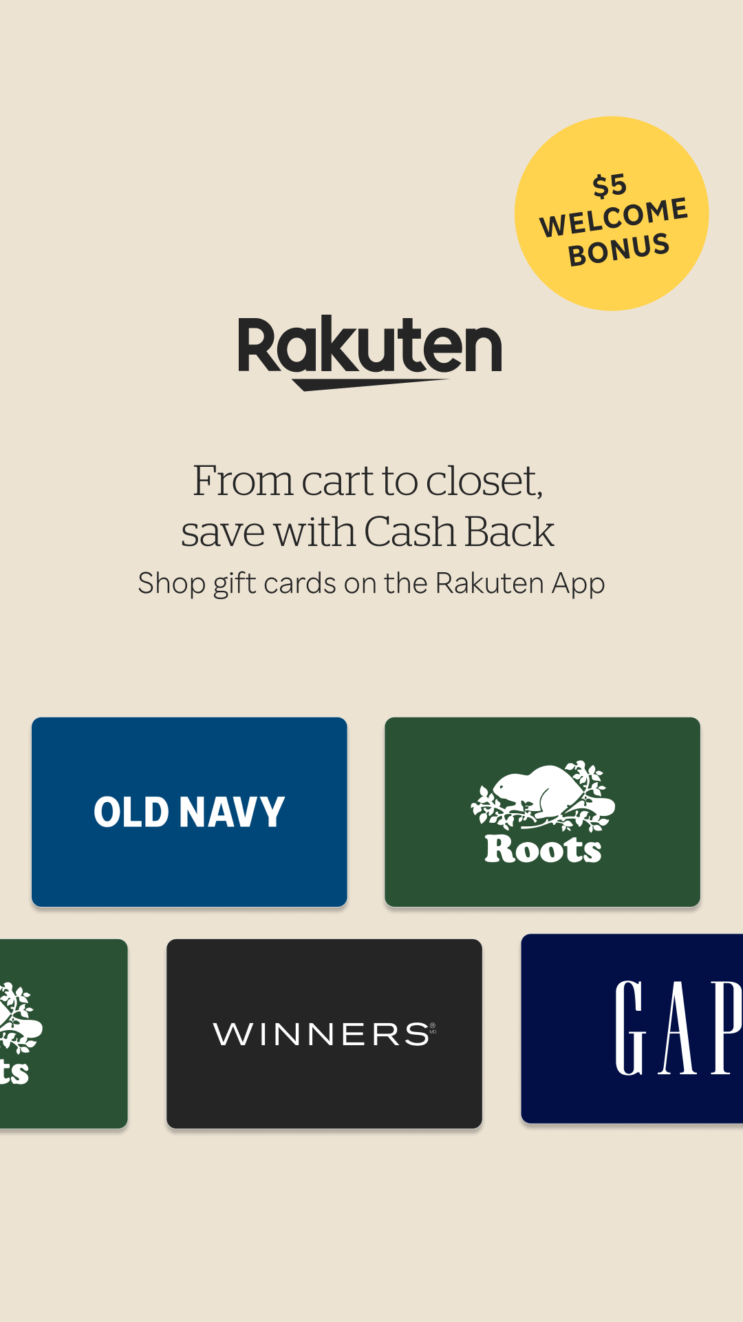 Rakuten.ca Facebook ad