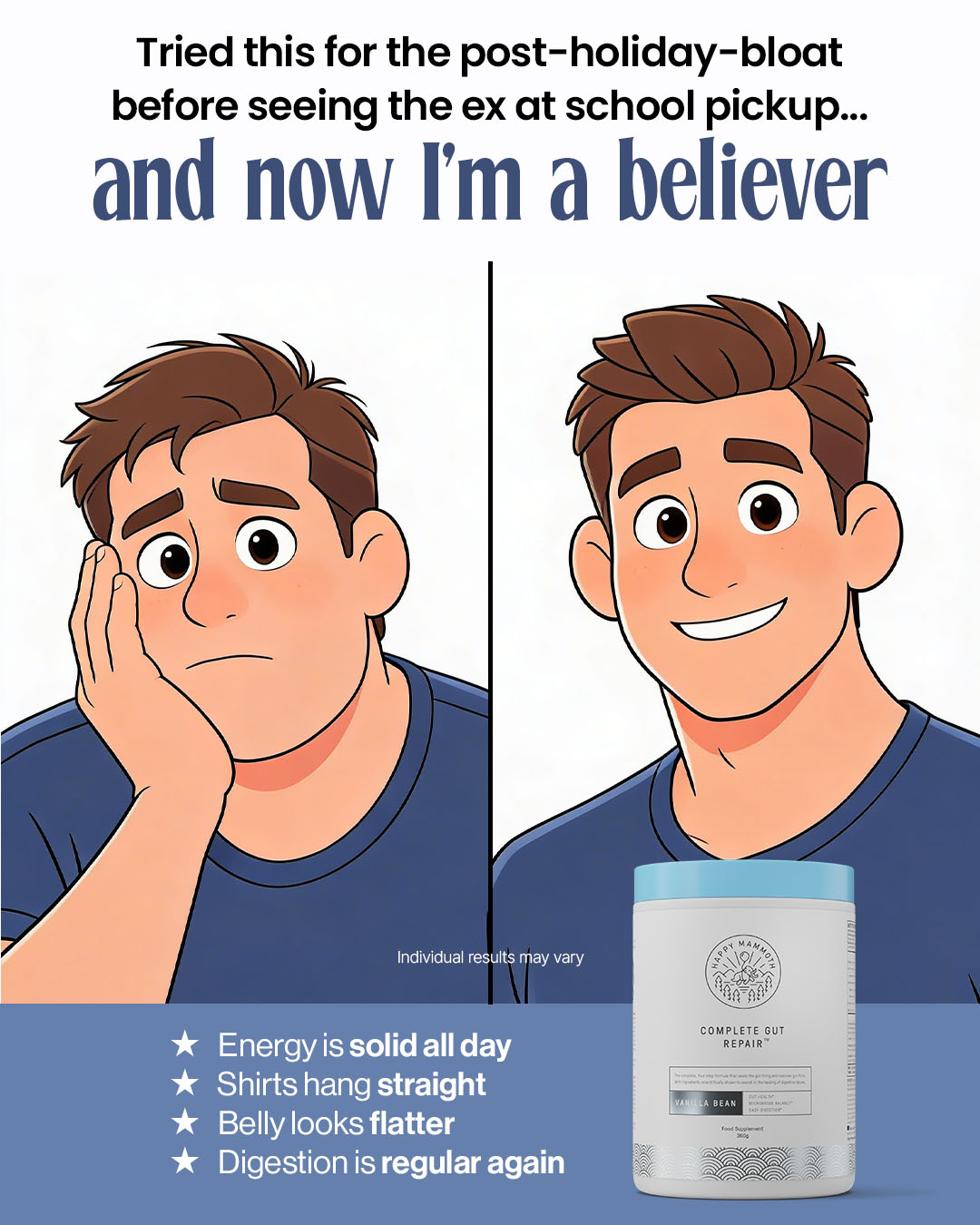 Happy Mammoth EU Facebook ad