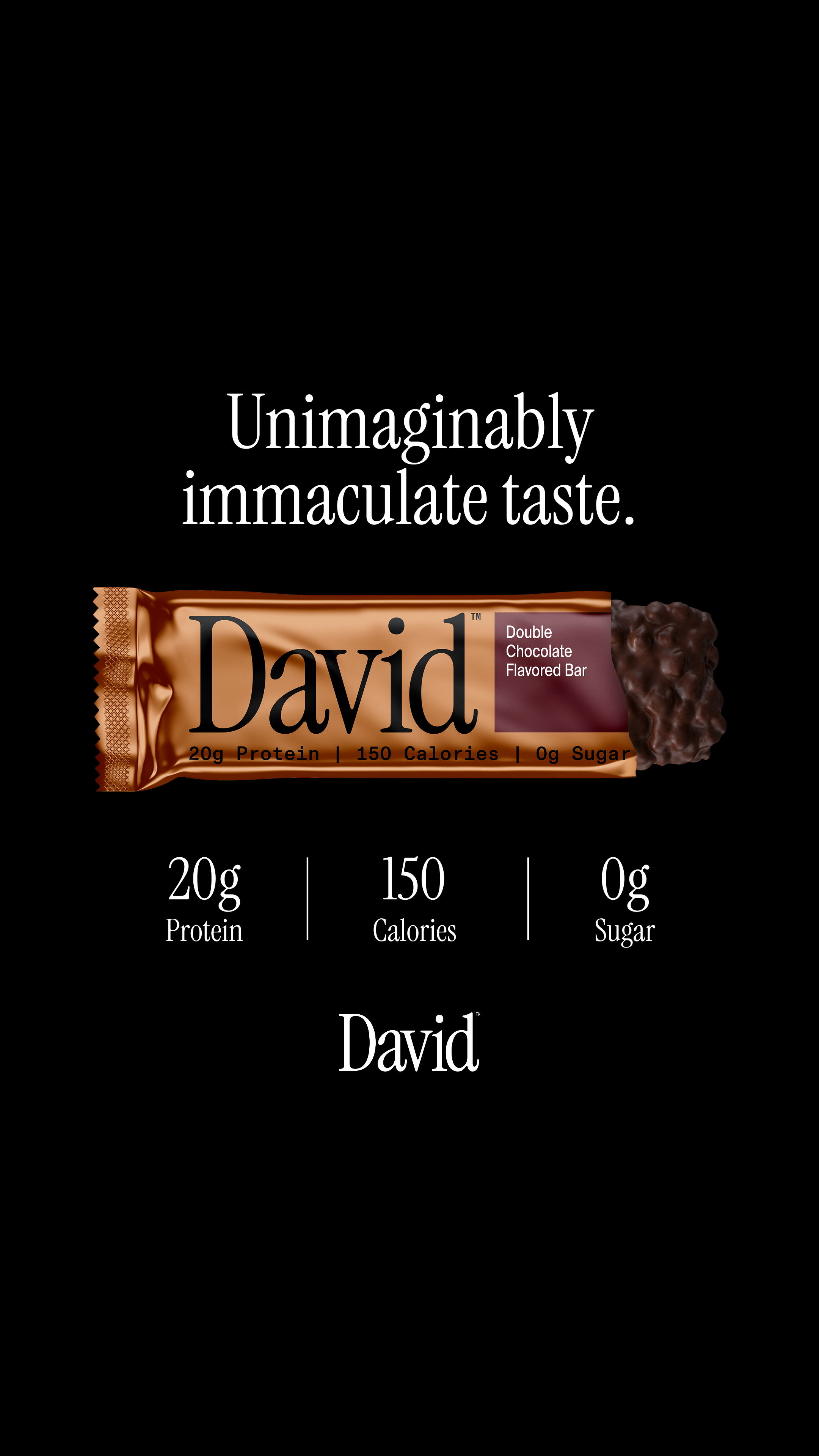 David Protein Facebook ad