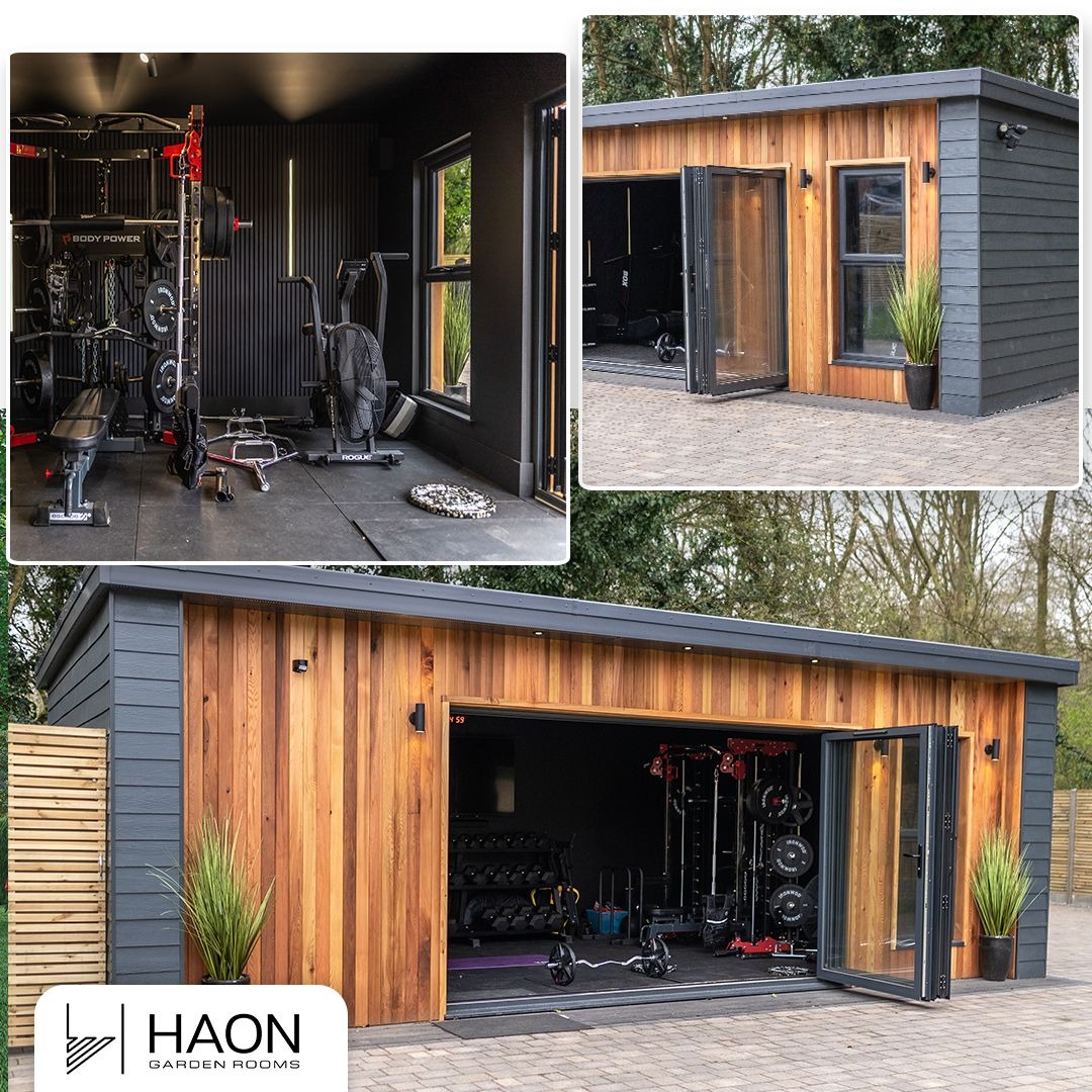 Haon Garden Rooms Facebook ad: The Perfect Home Gym!