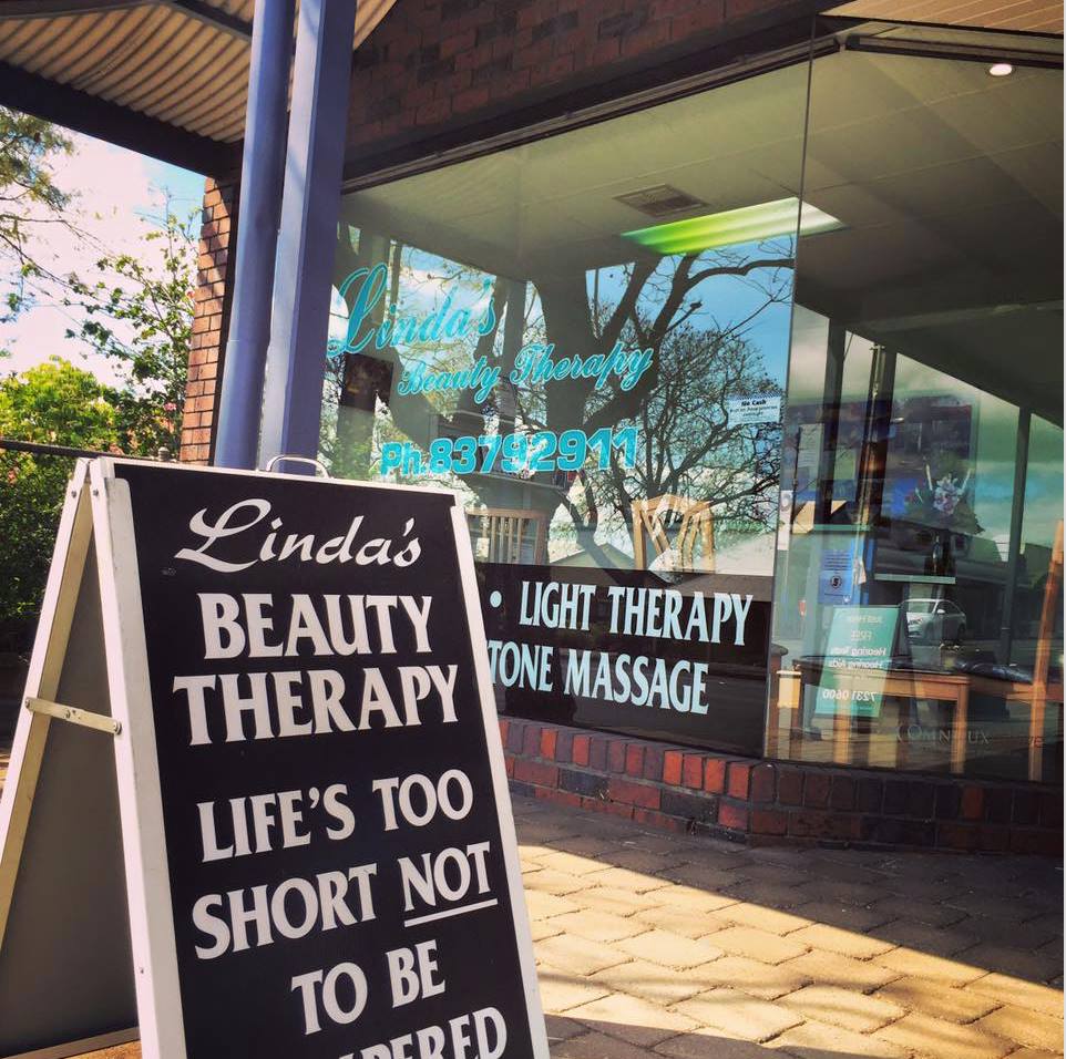 Linda's Beauty Therapy Facebook ad: We're now taking bookings for all services and…