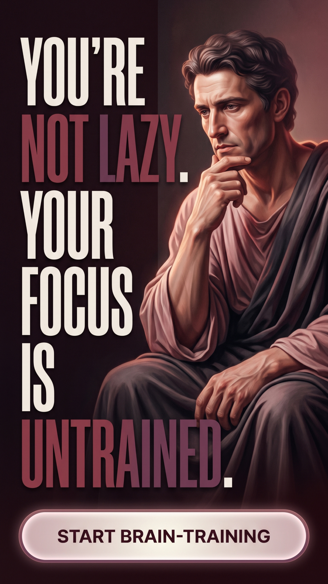 Boost Your Cognitive Performance Facebook ad: Make brain training easy