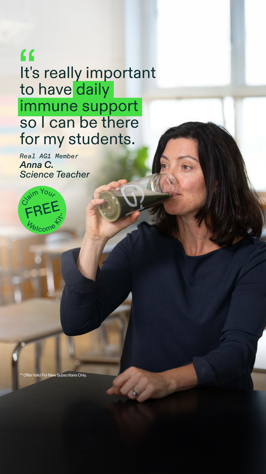 AG1 by Athletic Greens Facebook ad