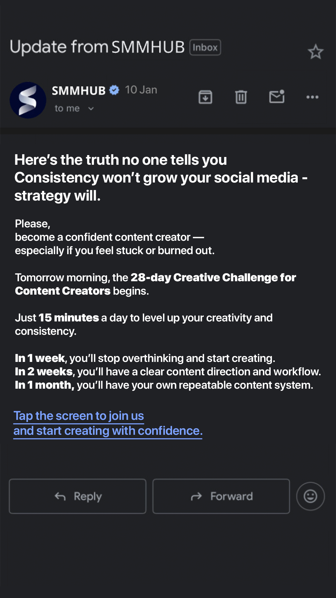 Social Growth Hacks Facebook ad