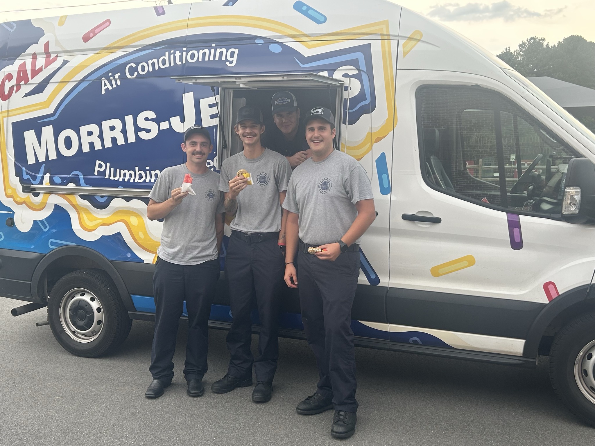 Morris-Jenkins Facebook ad: Want the FREE Ice Cream Truck at your…