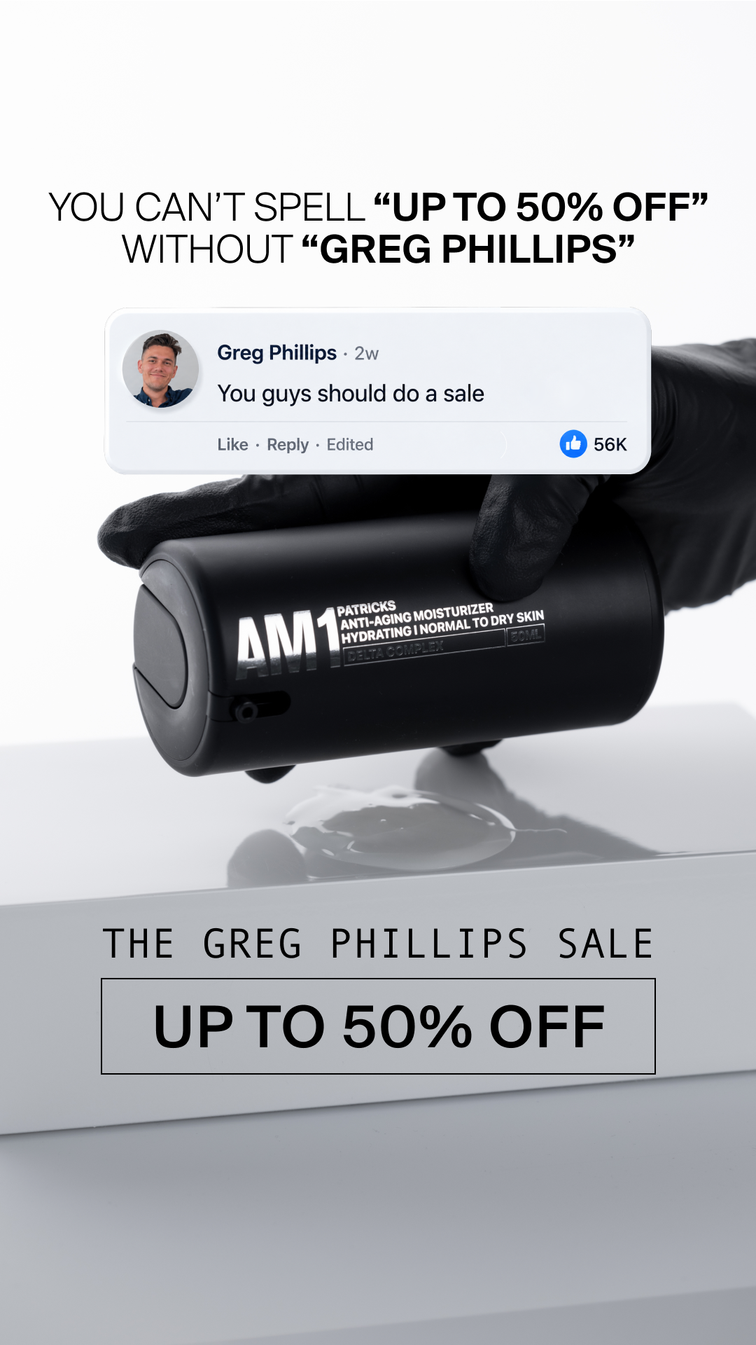 PATRICKS Facebook ad