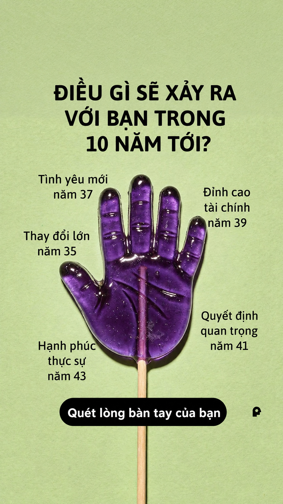 Nebula: Palm Reading Facebook ad