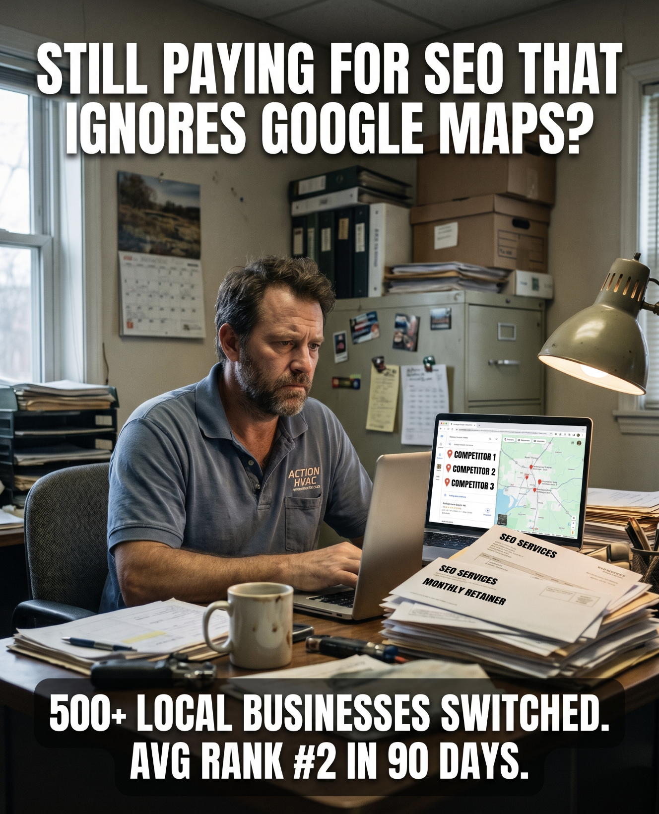 Double Up Creative Facebook ad: Book Your Free Maps Audit Before Your Competitor Does.