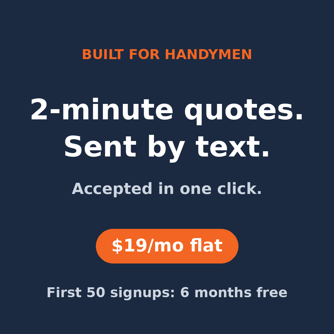 HandyQuote Facebook ad