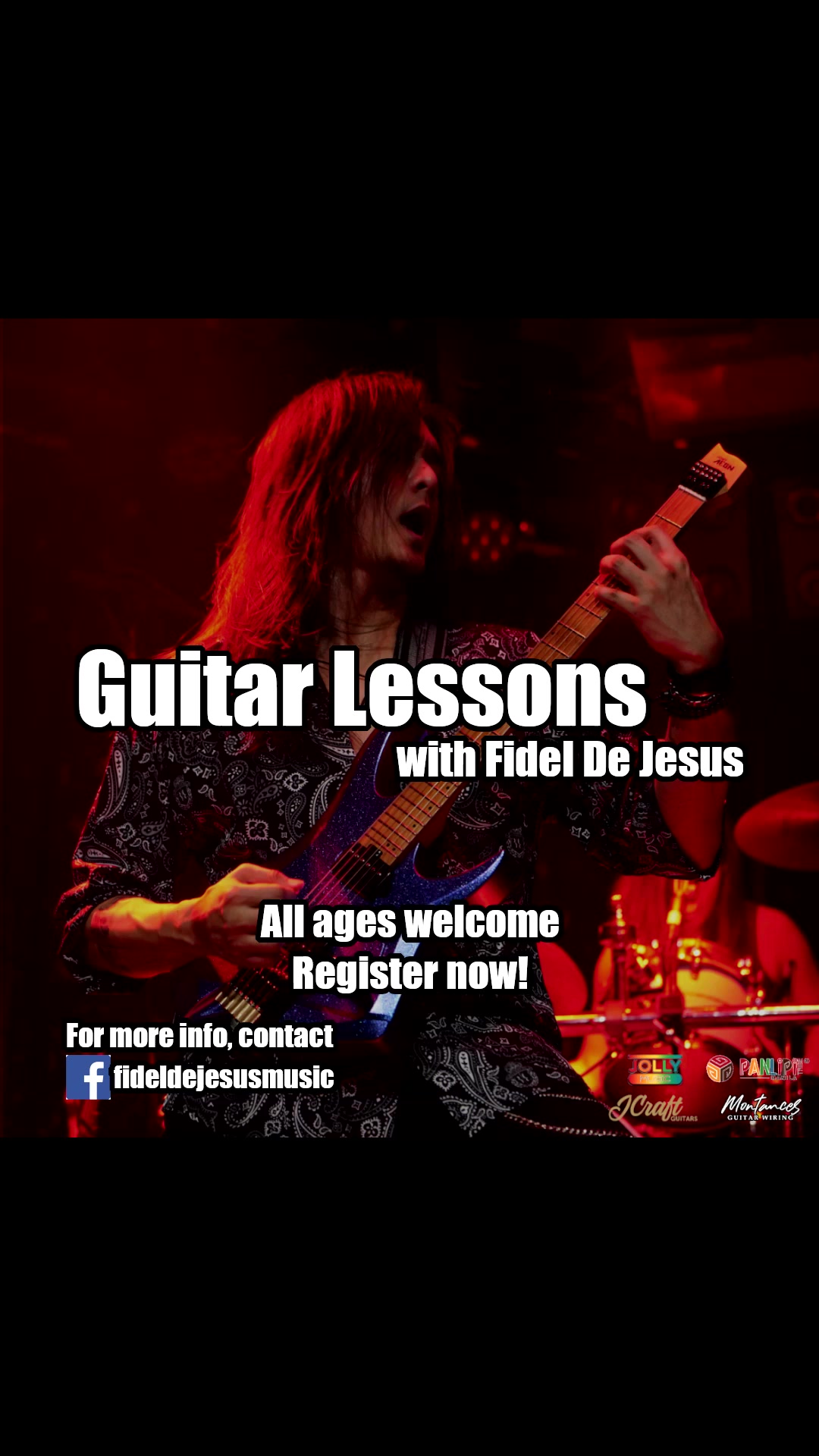 Fidel De Jesus - FDJ Facebook ad: Guitar Lessons for everyone! PM for more info!