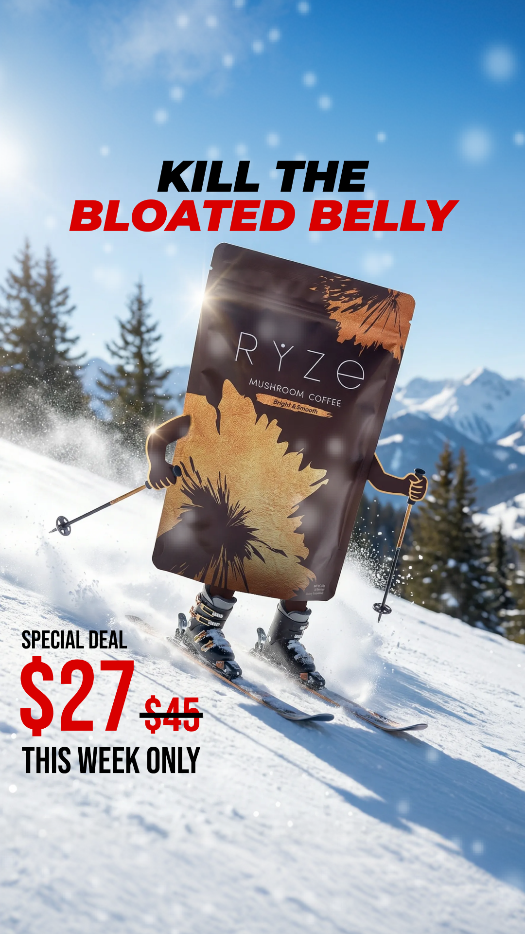 RYZE Superfoods Facebook ad