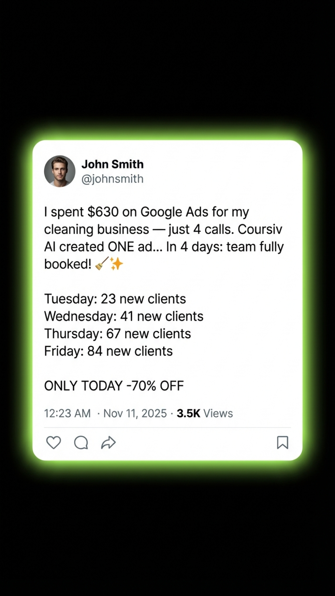 Practical AI Facebook ad