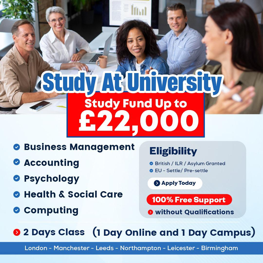 University Study Facebook ad