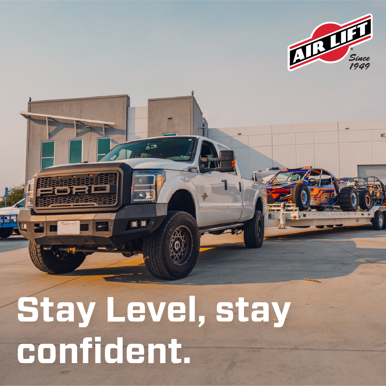 Air Lift Facebook ad: Take charge of every haul.