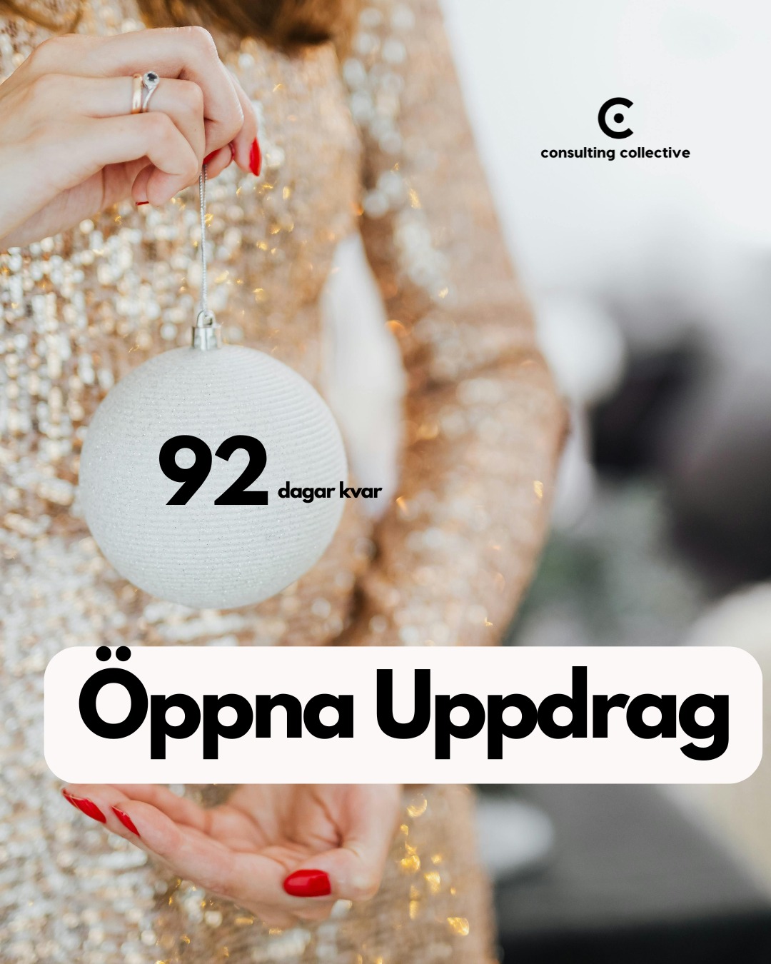 consulting_collective_sweden Facebook ad: 92 dagar kvar till Julafton!