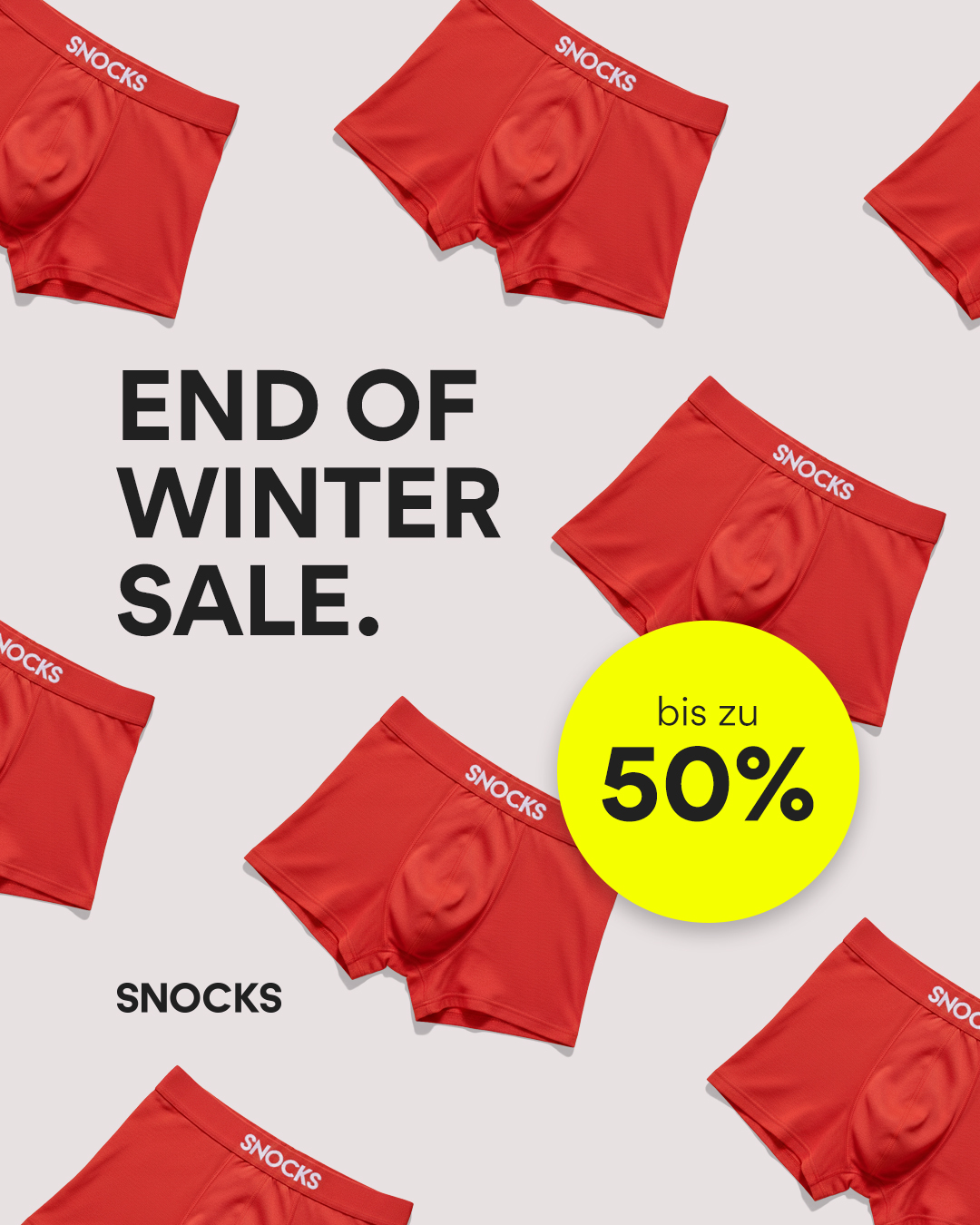 Snocks Facebook ad