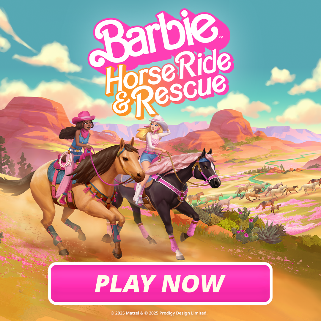 Barbie: Horse Ride & Rescue Facebook ad from Jun 17, 2026