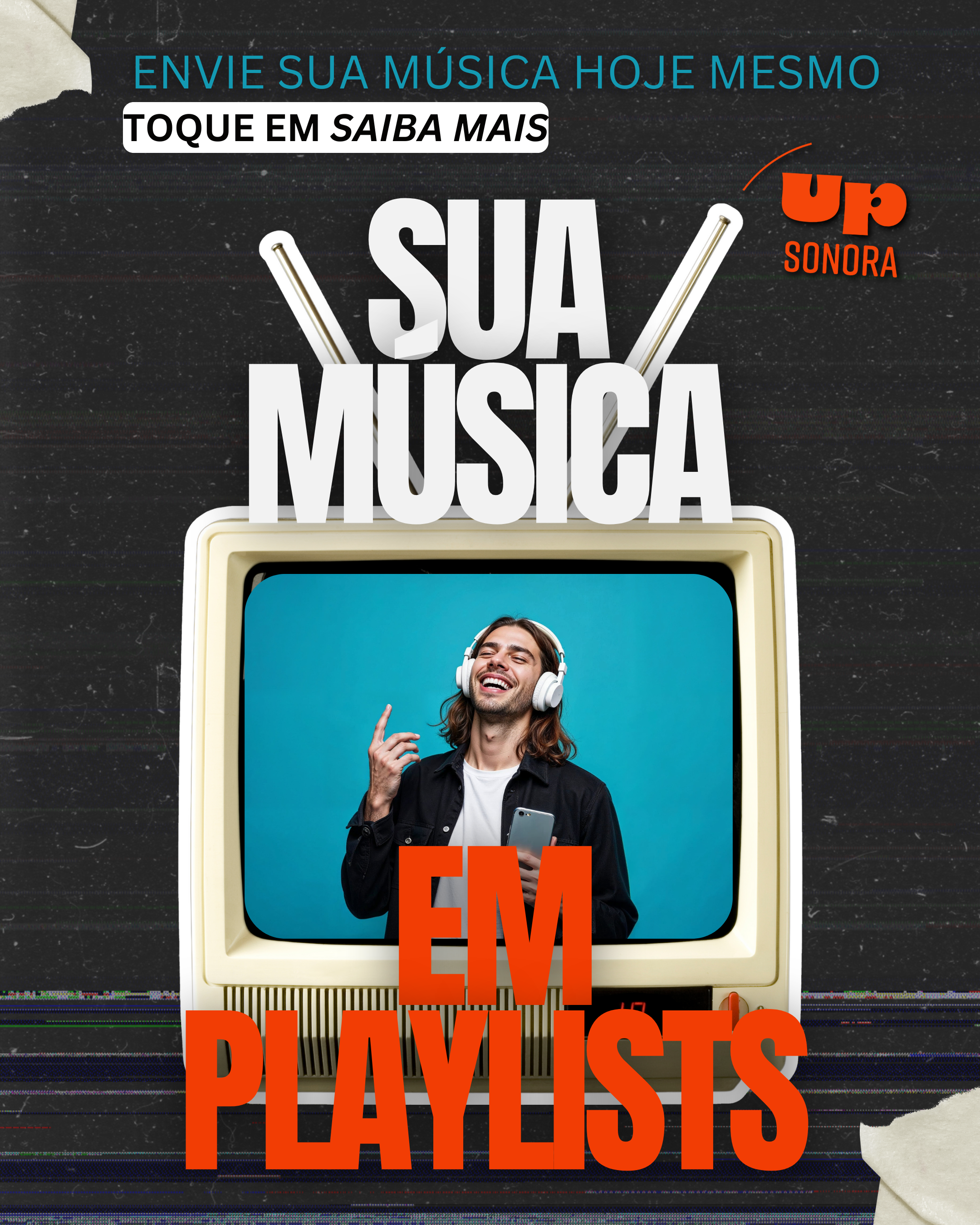 Up Sonora Facebook ad: Sua música no topo das paradas!
