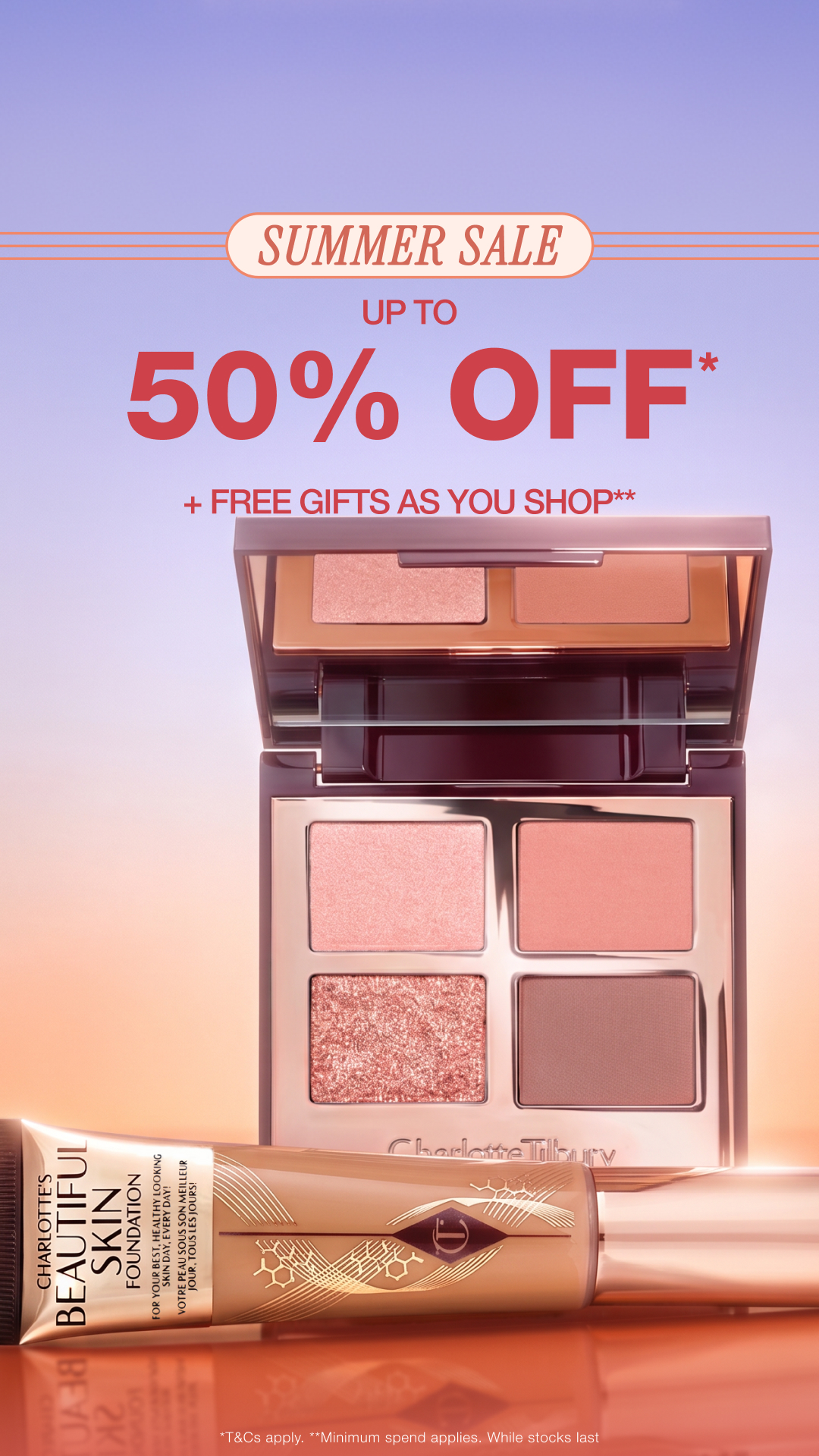 Charlotte Tilbury Facebook ad